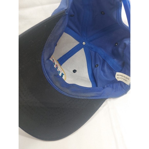 Vintage Miller Lite Beer Blue Embroidered Logo Baseball Cap Snapback Blue - Picture 9 of 11